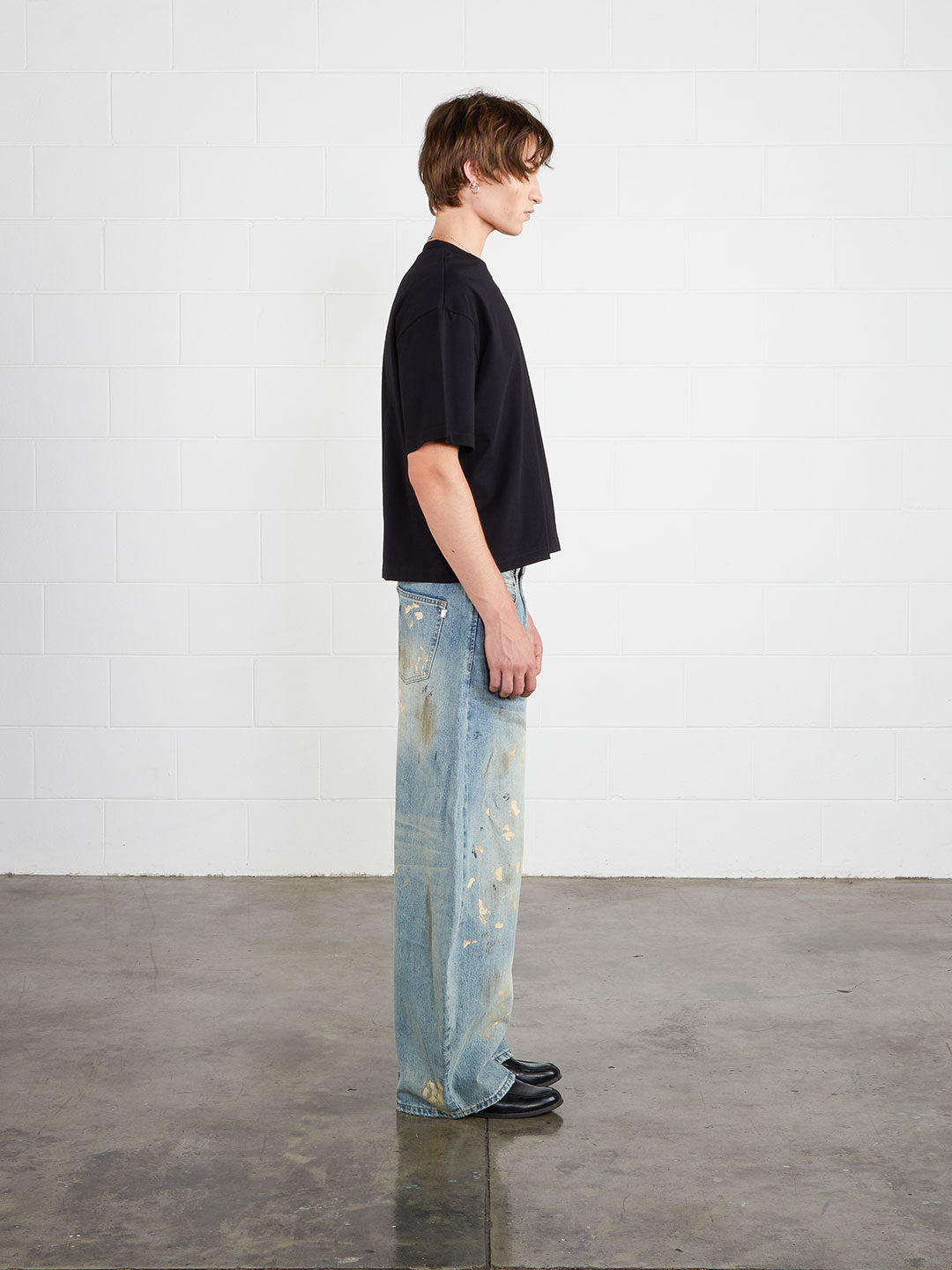 Perfect Black cropped tee