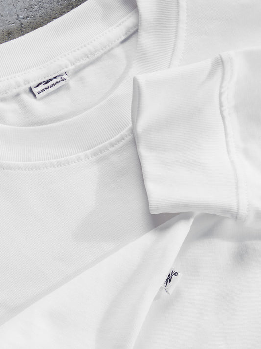 Perfect White cropped long sleeve