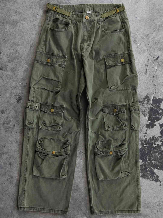 Vintage Utility Multi-Pocket Cargo Pant