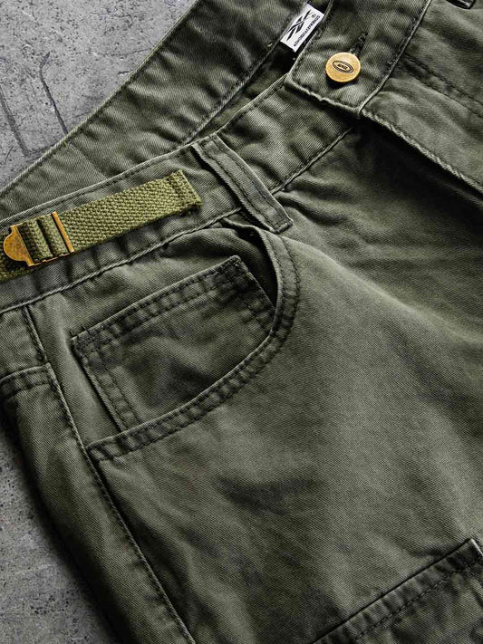 Vintage Utility Multi-Pocket Cargo Pant
