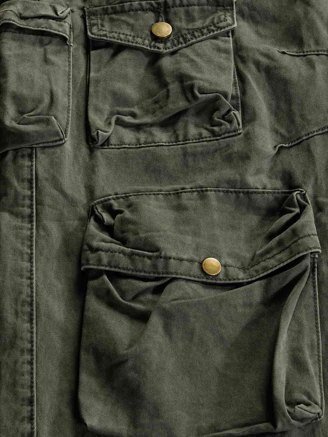 Vintage Utility Multi-Pocket Cargo Pant