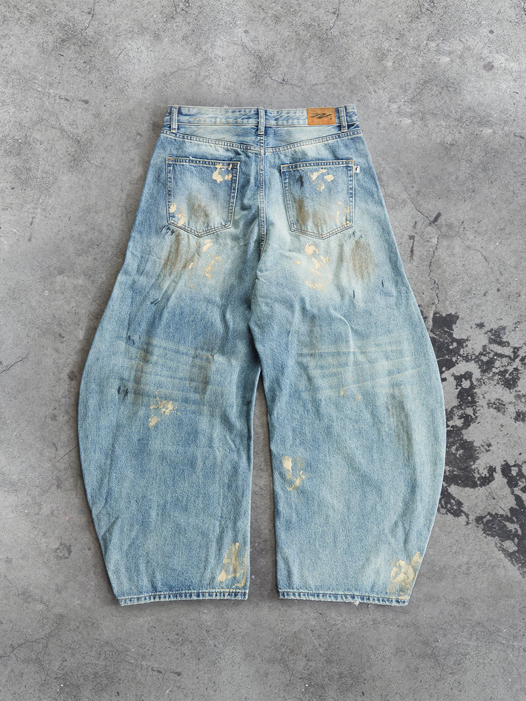 Hand-Painted Vintage Jeans