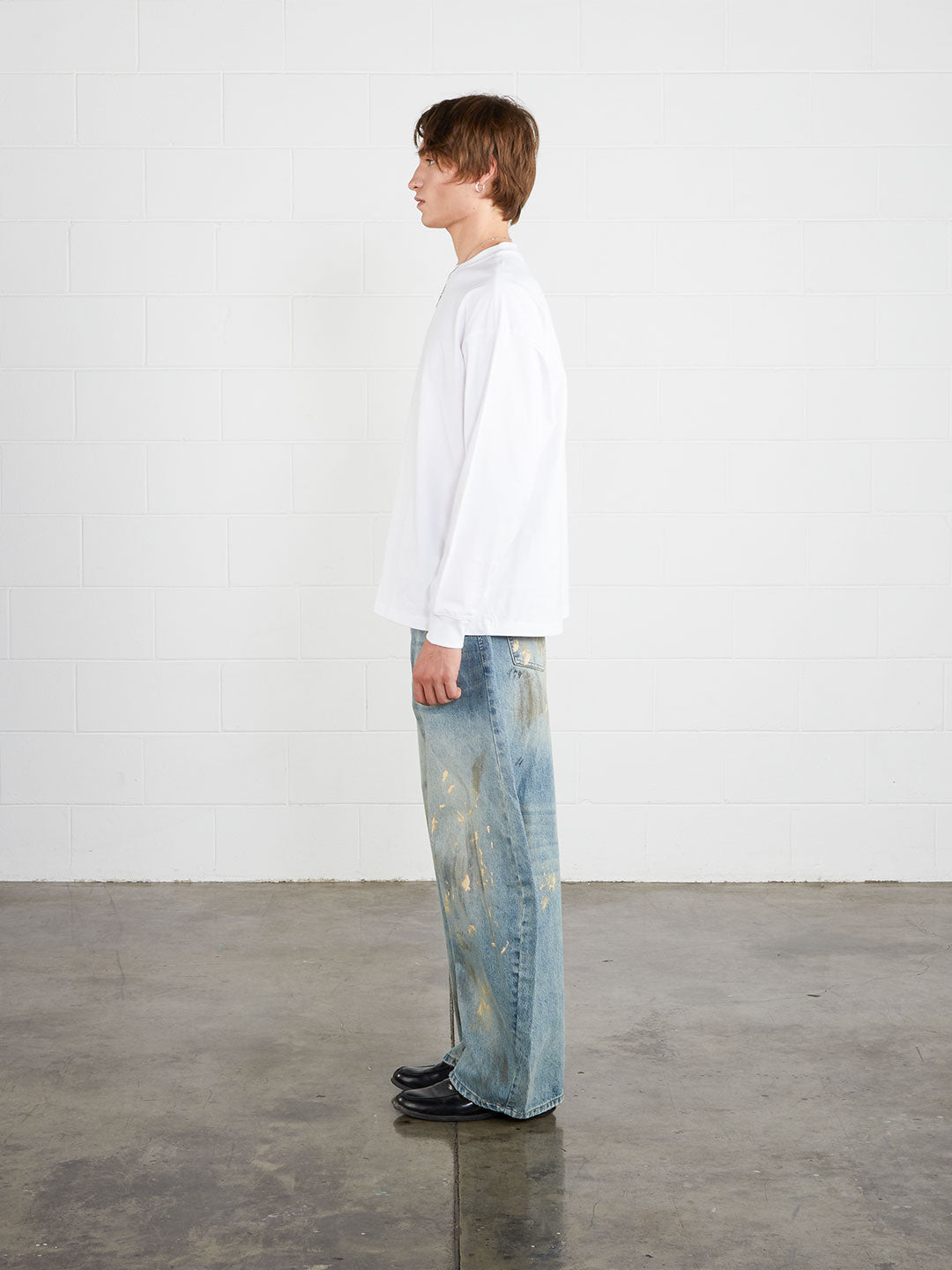 Perfect White cropped long sleeve