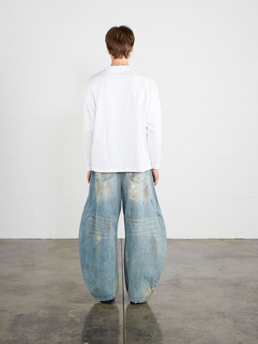 Perfect White cropped long sleeve