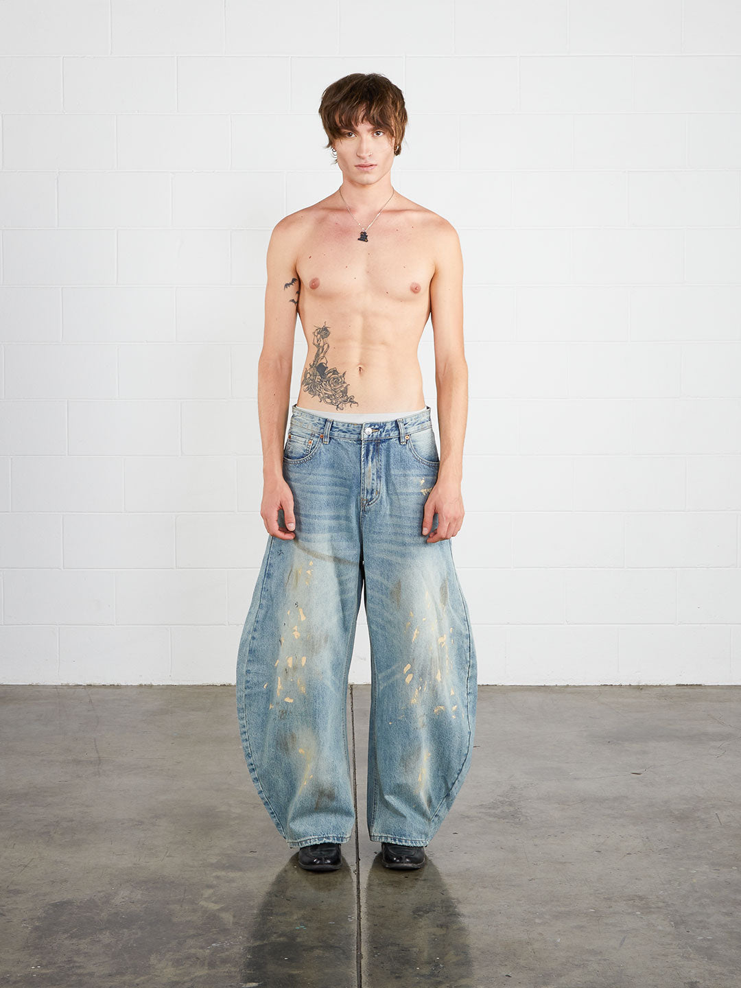 Hand-Painted Vintage Jeans