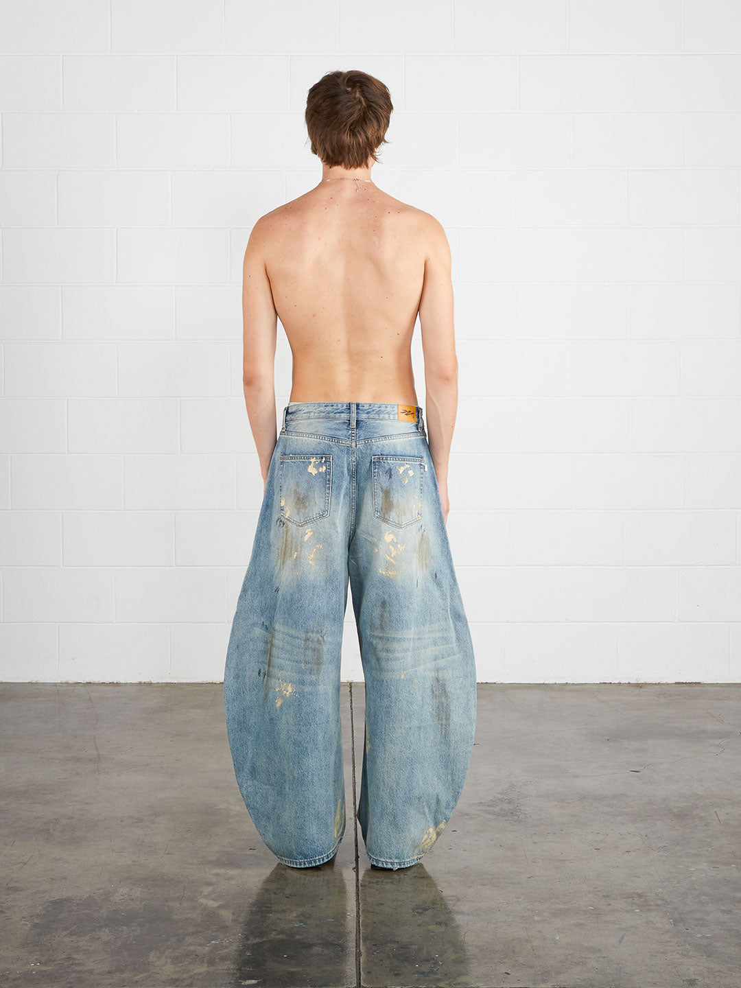 Hand-Painted Vintage Jeans