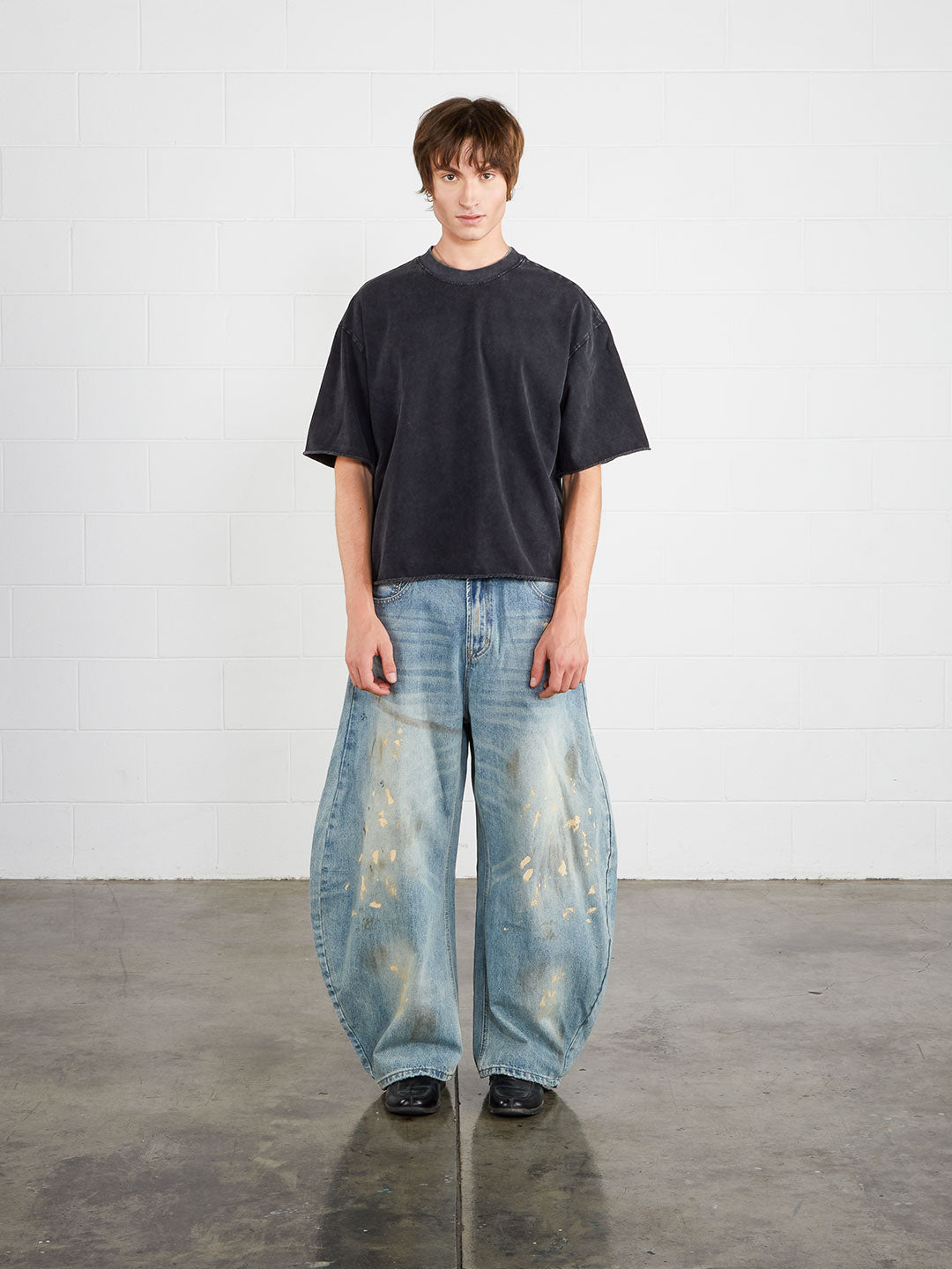 Perfect Cropped Washed Tee