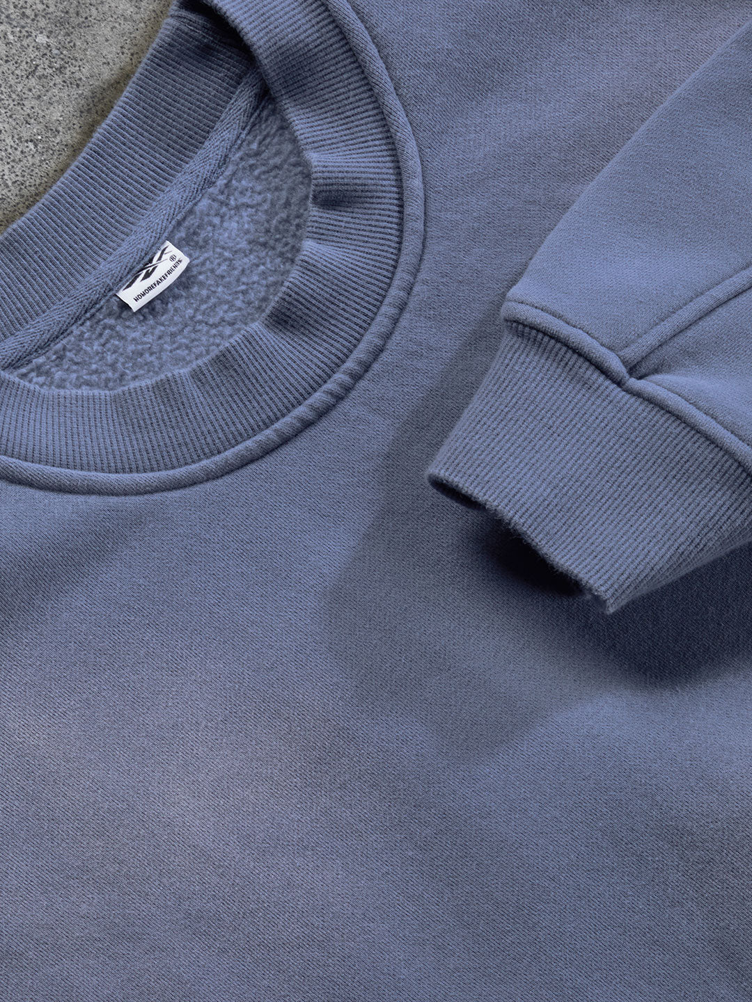 Washed Vintage Crewneck Denim Blue