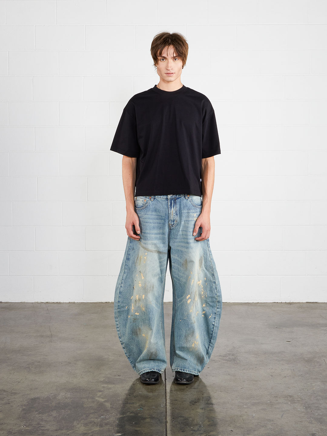 Perfect Black cropped tee