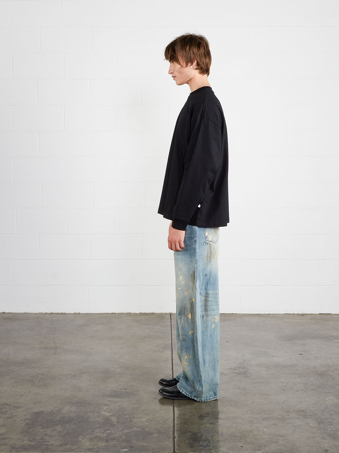 Perfect Black cropped long sleeve