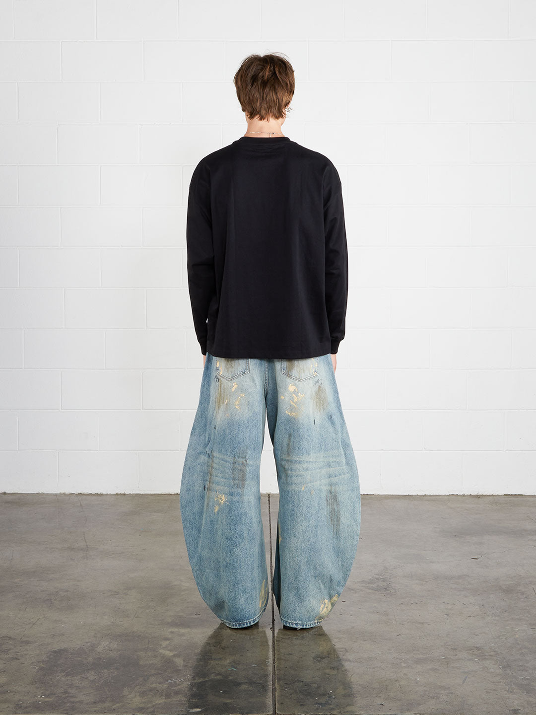 Perfect Black cropped long sleeve