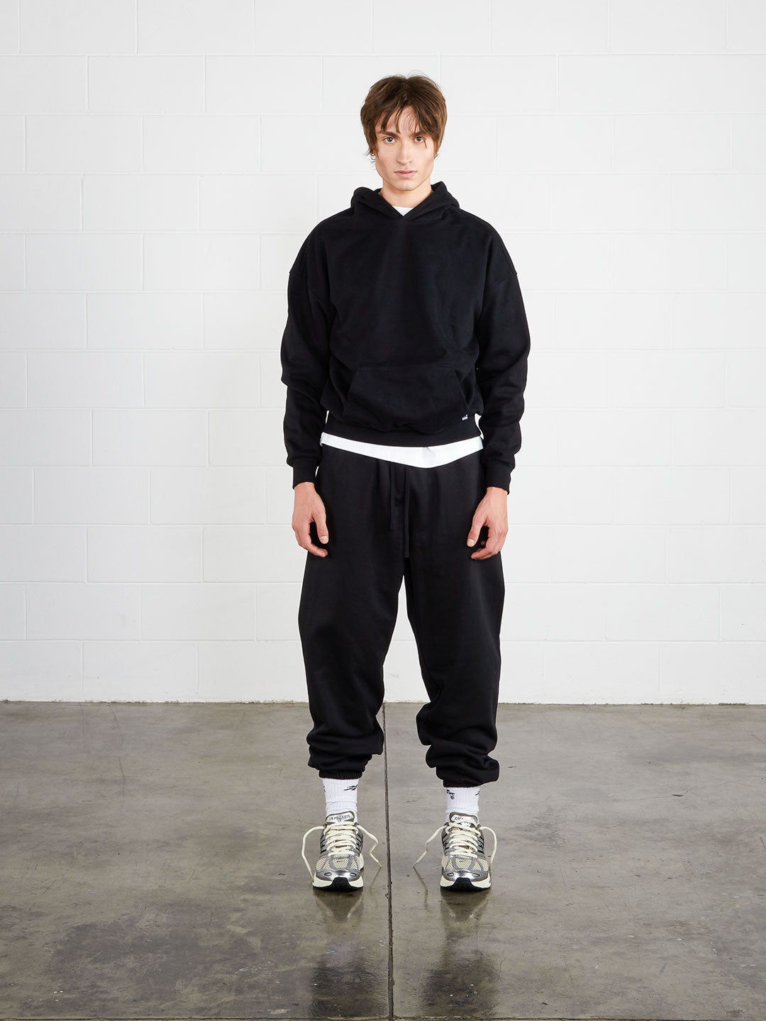 Perfect Cropped Hoodie Black