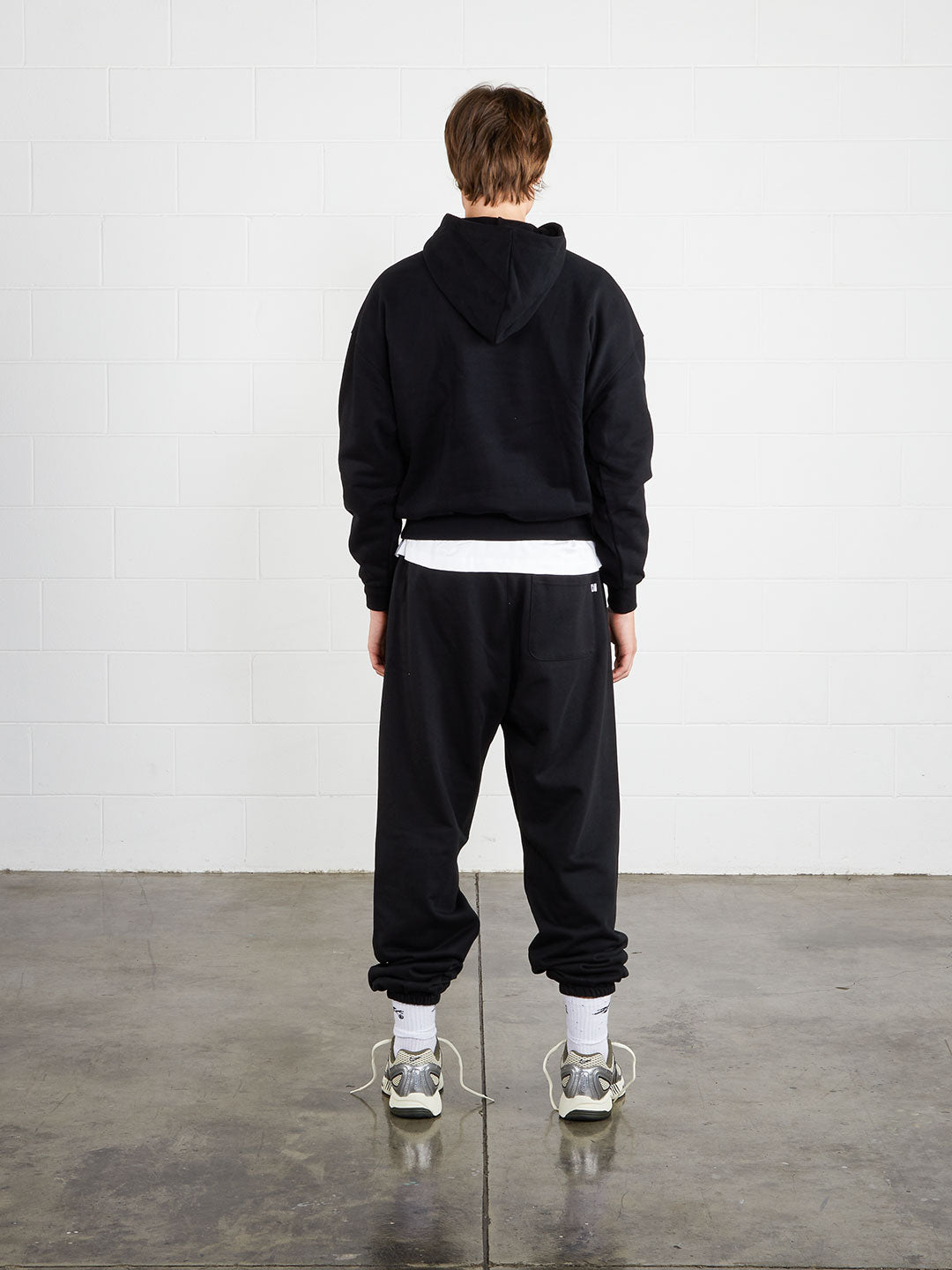 Perfect Cropped Hoodie Black